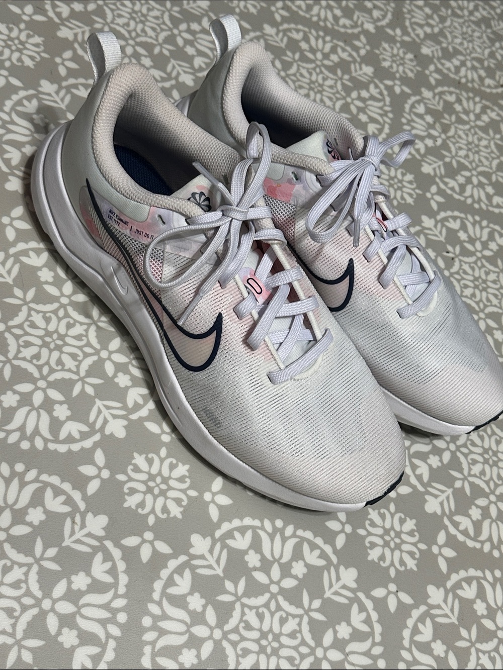 Nike Women's Downshifter 12 Floral Watercolor Sneakers